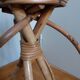 Rattan wicker plant holder