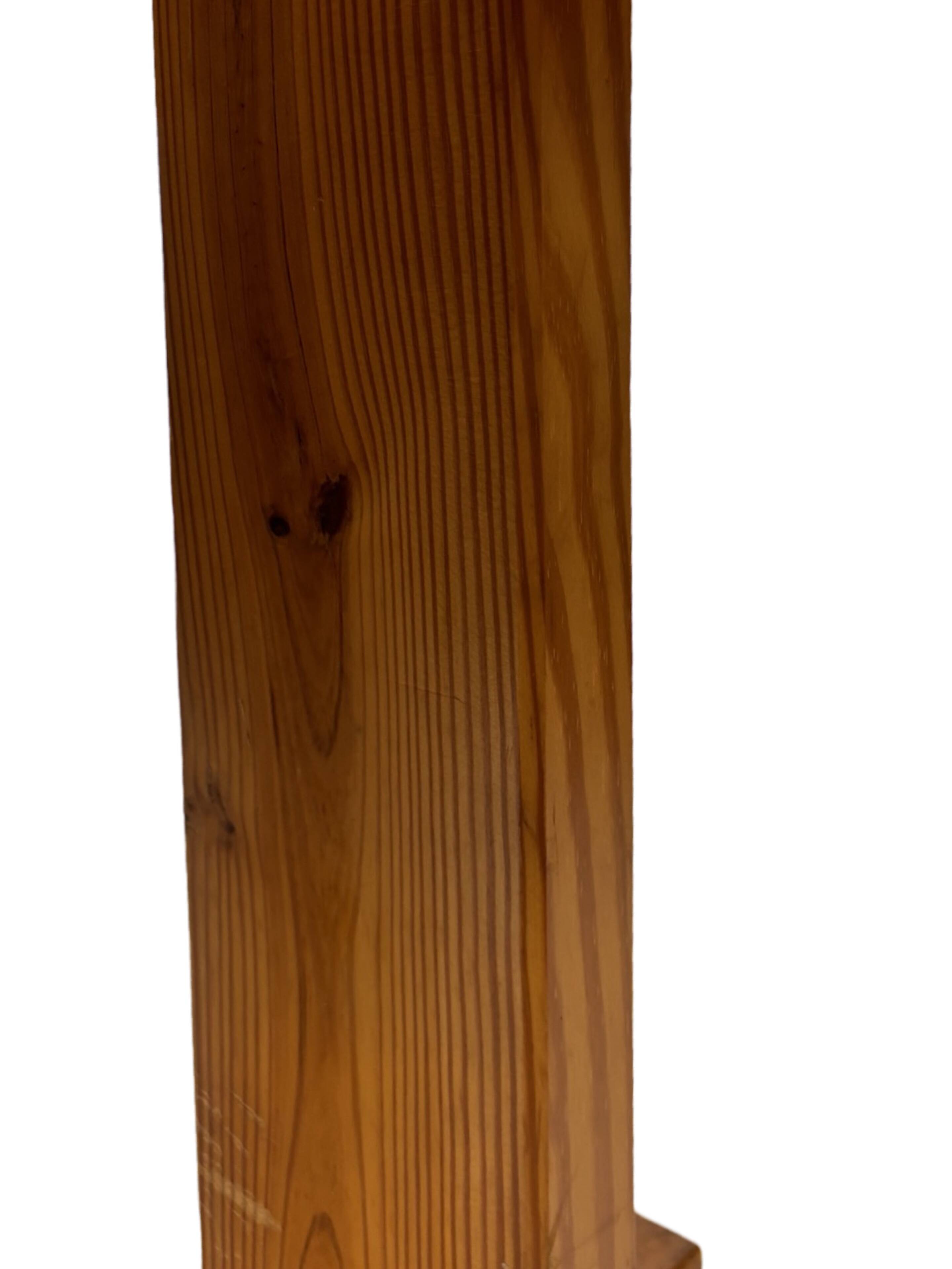 Vintage Design Pine Dining Table, Oval Table from the 1970s