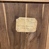 Armoire bois vintage art déco miroir