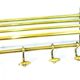 Vintage brass coat rack