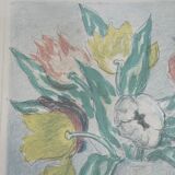 Painting watercolor still life with flowers Matisse, Dufy early twentieth century