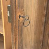 Grande armoire en bois massif XIXe Biedermeier