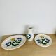 3 vintage ceramic dishes and pitcher from the 50s Poteries du Marais