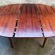 Table transformable en palissandre de rio 118cm