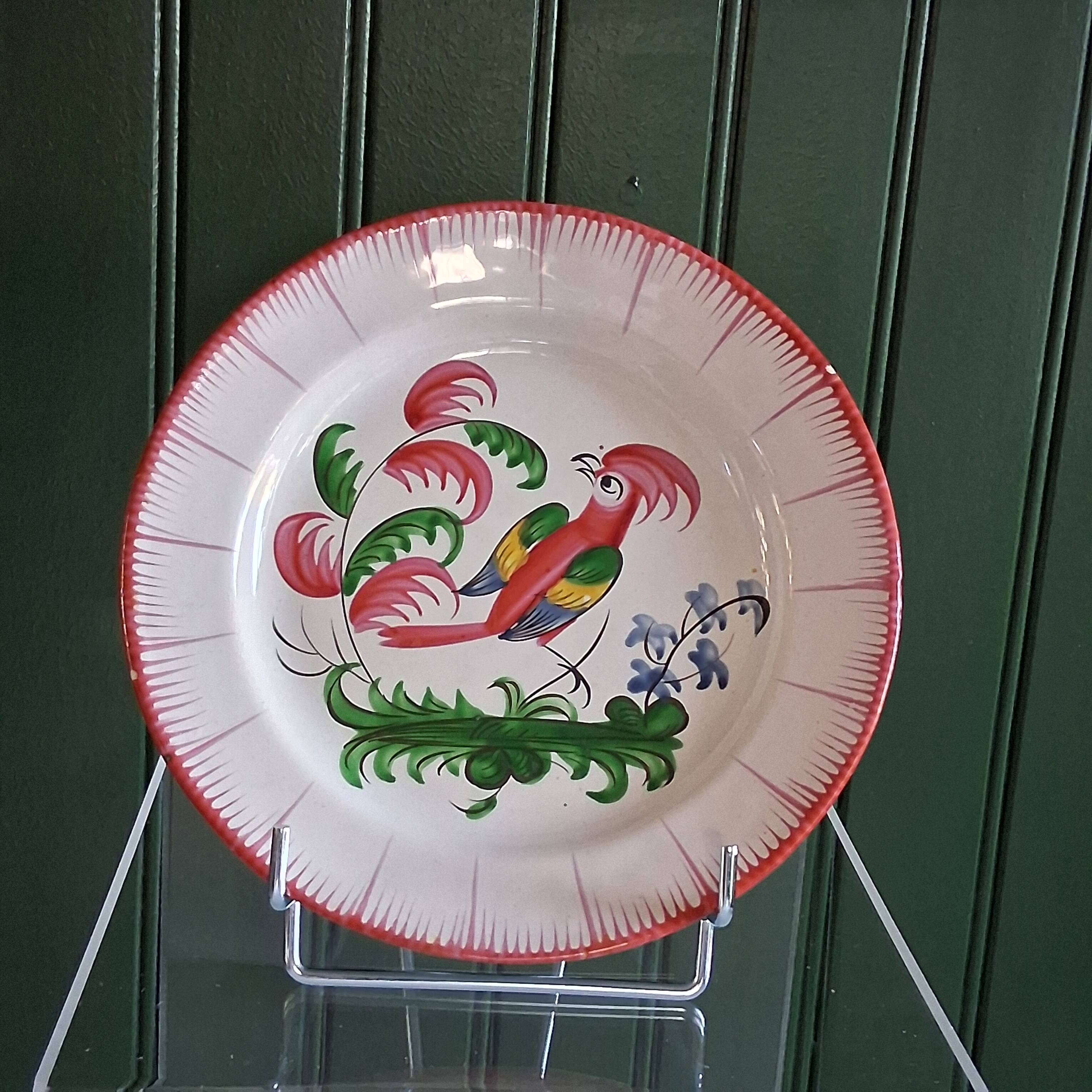 Old earthenware plate from the East / Islettes / St Clément Unmarked in b