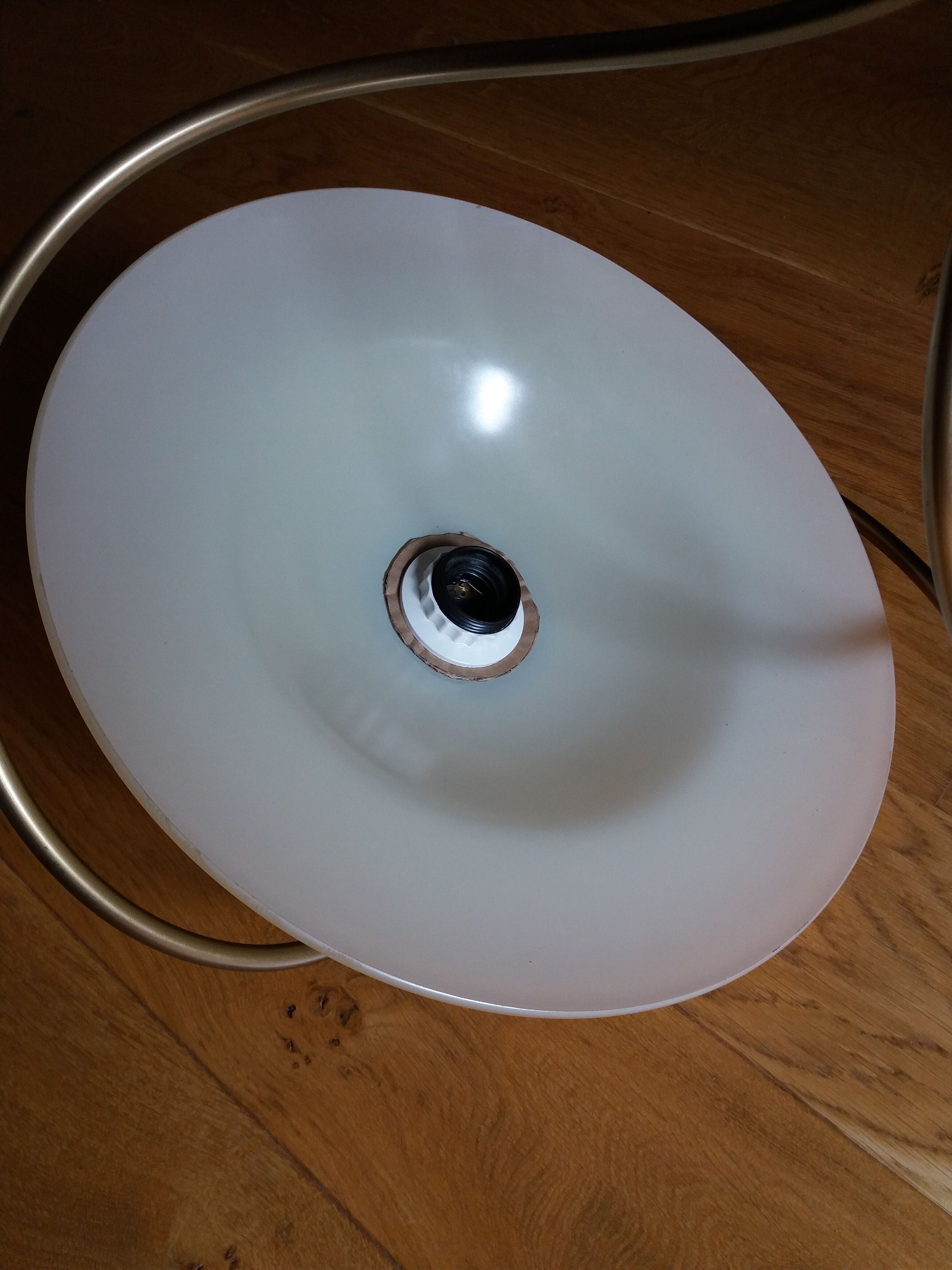 Ceiling lamp suspension brand CVL model cavaillon glass and brass