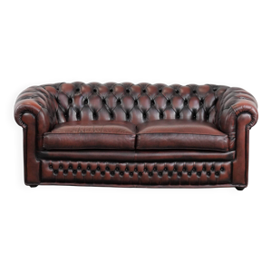Canapé Chesterfield - cuir