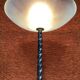Art deco wrought iron floor lamp