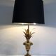 Neoclassical Palm Tree Table Lamp in Brass in the Style of M