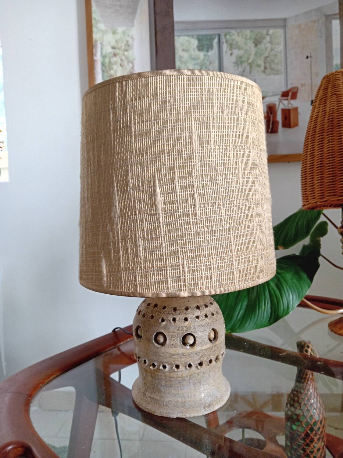 Georges Pelletier ceramic lamp