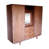 Armoire dressing vintage en bois