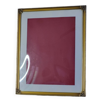 Golden photo frame