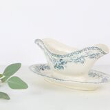 HBCM ironstone sauceboat, Guadaloupe model