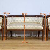 J&J Kohn Stained Beech Living Room, Empire style – Early 20th century