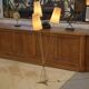 1960s design three-armed floor lamp