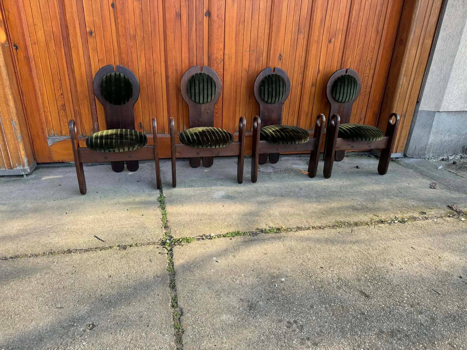 Mid-Century Dining Chairs from Szedleczky Maria, 1960s, Set of 4