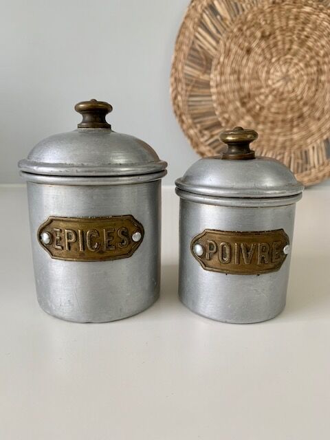 2 pots aluminium