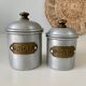 2 pots aluminium