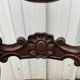 Mid-19th century solid walnut harpist's chair