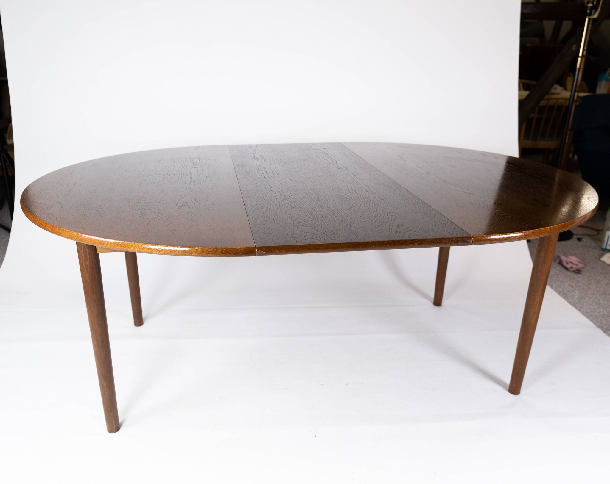 A set of four dining room chairs of teak of danish design, 1960s