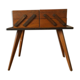 Worker feet vintage compass