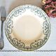 Mismatched antique ironstone earthenware plates