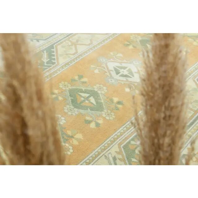 Vintage Turkish Oushak Handmade Wool Cotton Beige Area Rug 162x242