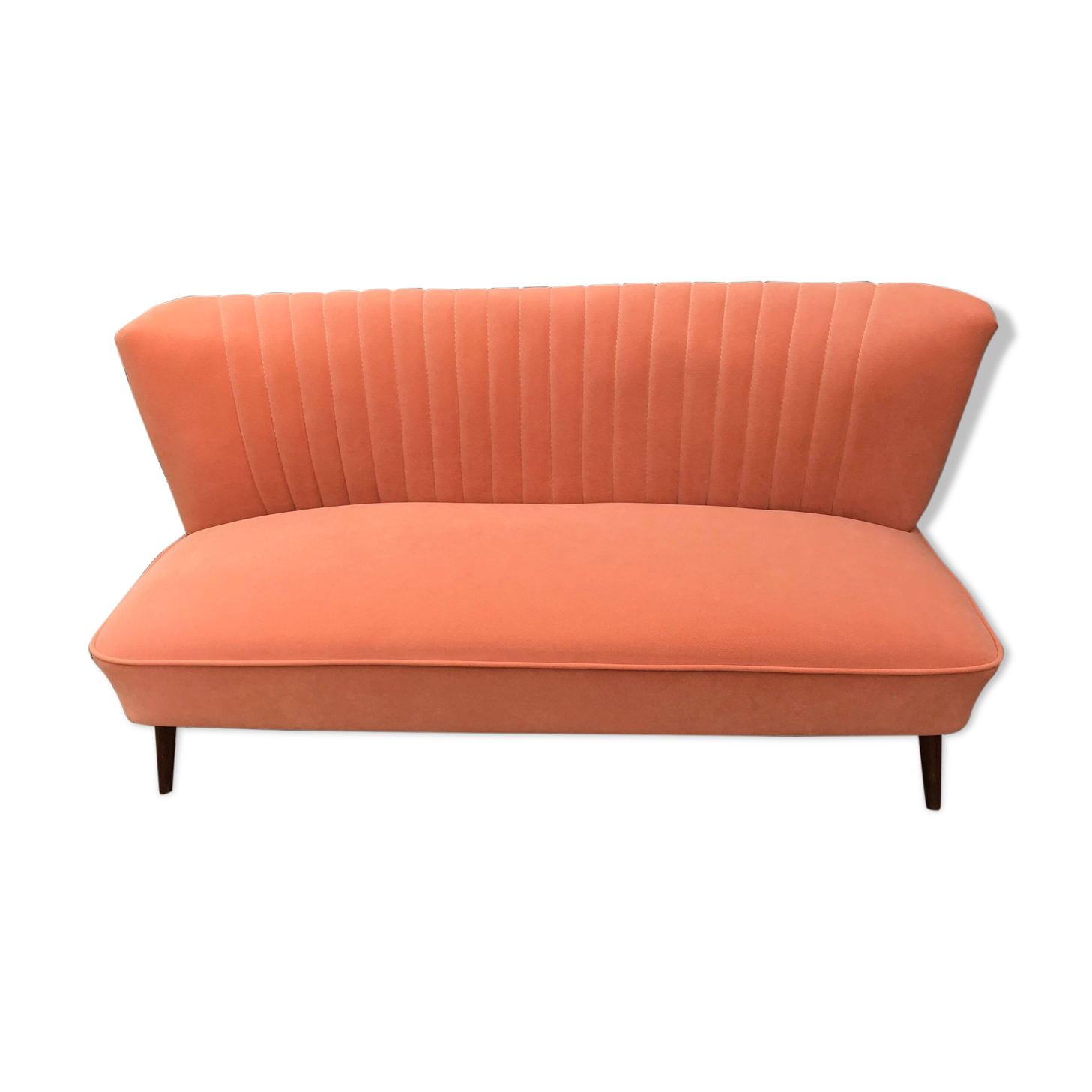 Mid-Century Orange Sofa 1950