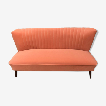 Mid-Century Orange Sofa 1950