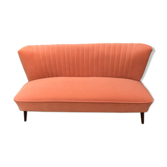 Mid-Century Orange Sofa 1950