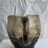 Smoked glass carafe