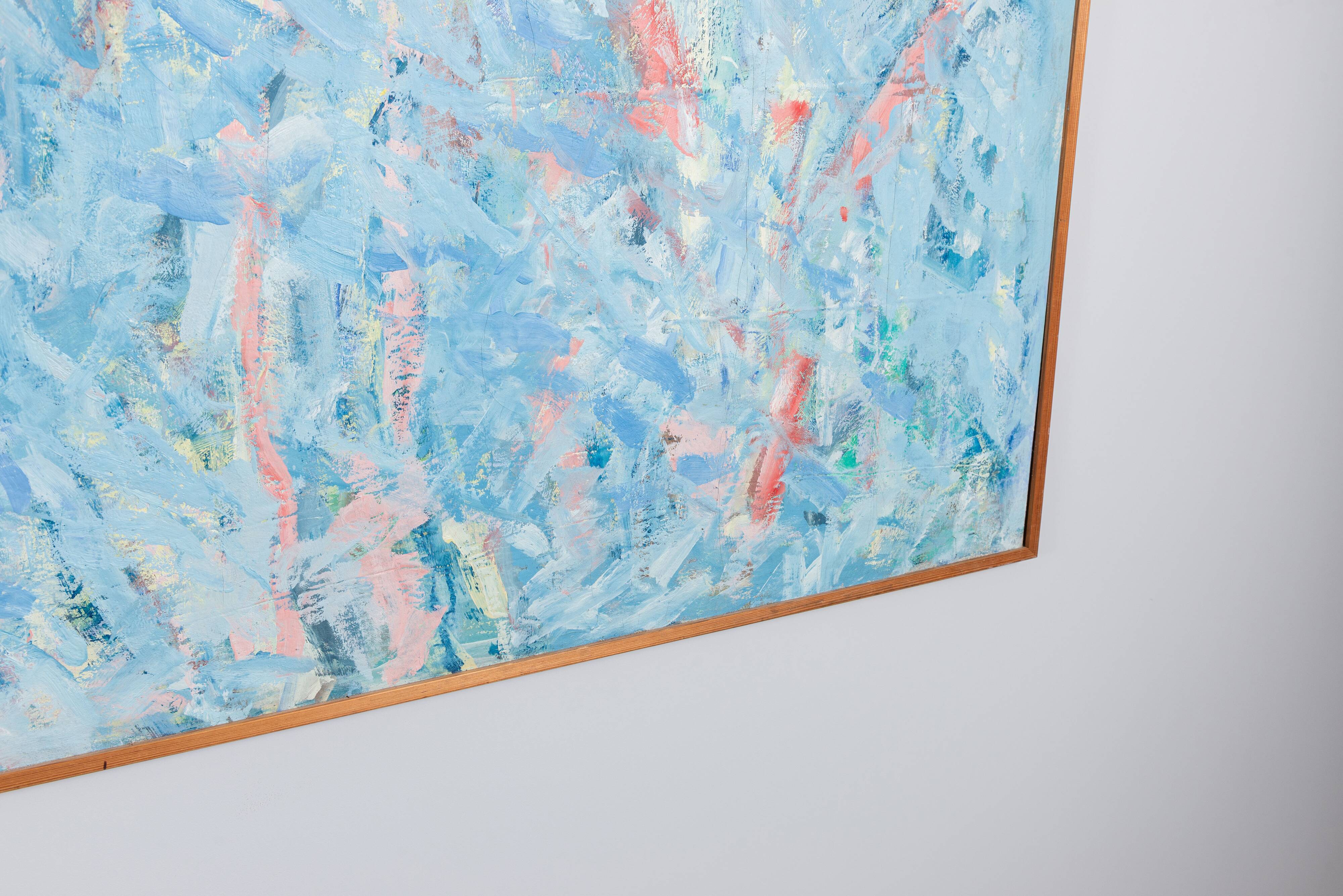 Unique extra large abstract painting