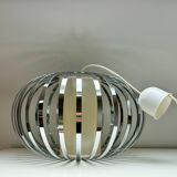 Vintage chandelier pendant in chrome stainless steel