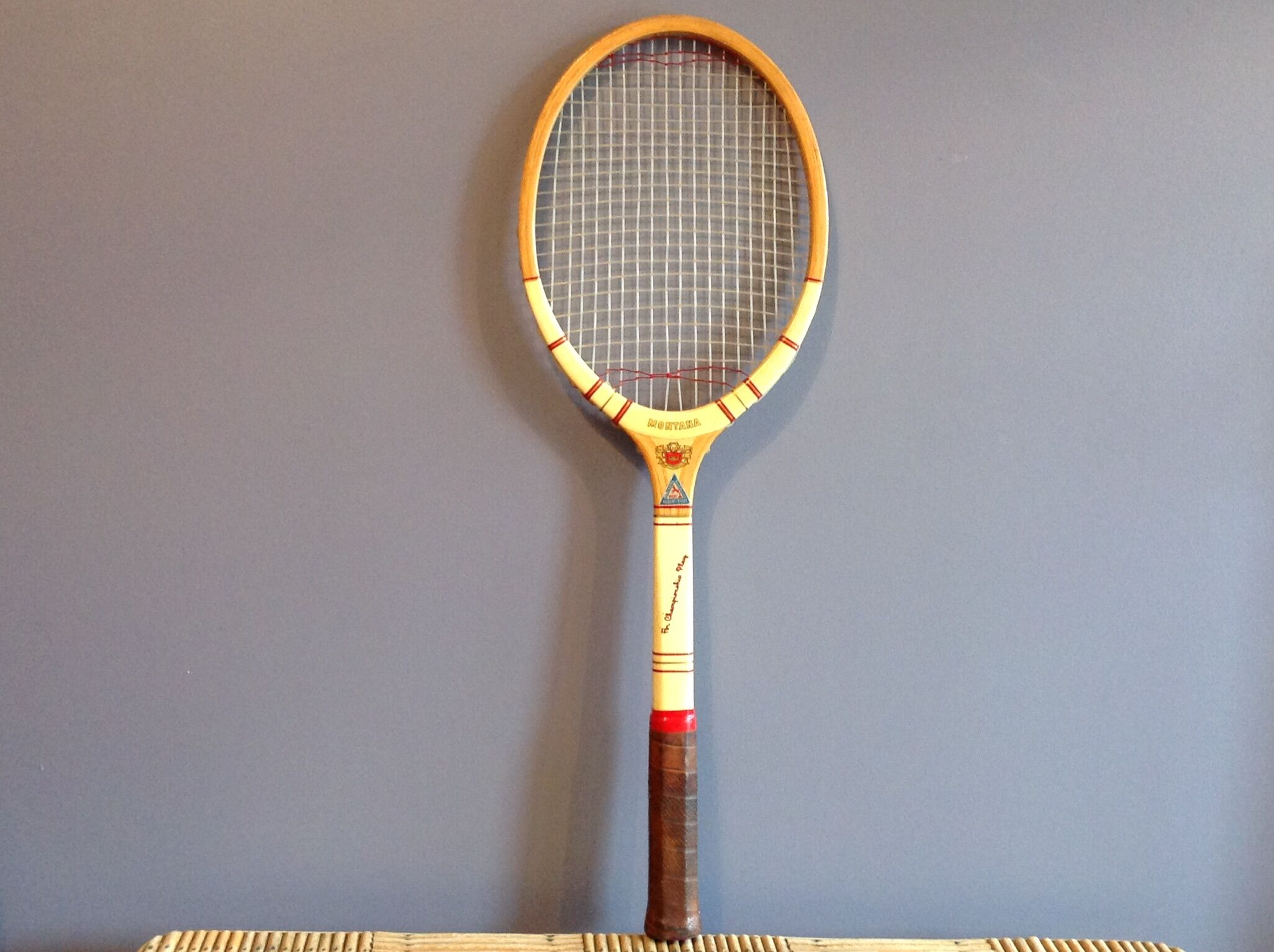 Vintage tennis racket
