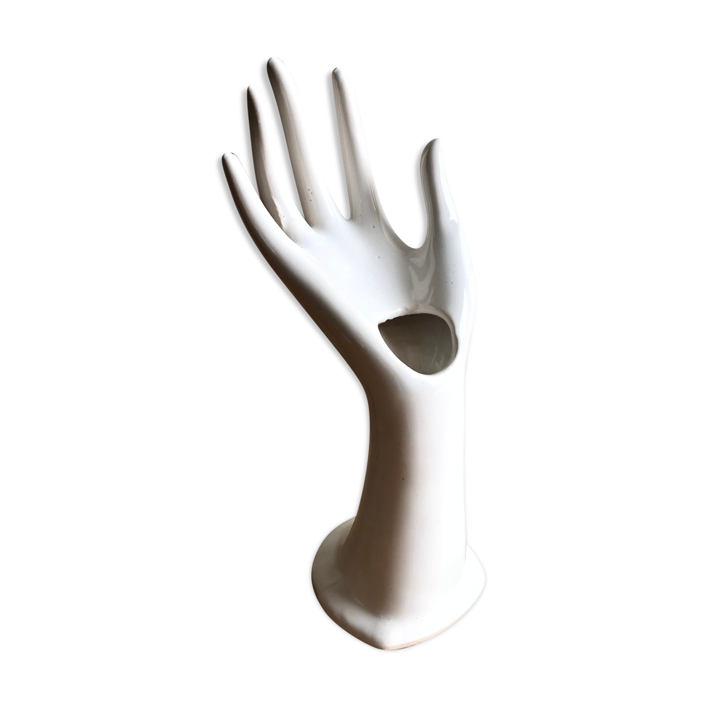 Hand baguier vase soliflore ceramic