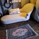 Tapis en laine fait main de style oriental rectangulaire Pakistan 1990 vintage rose gris