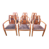 Art Deco style armchairs