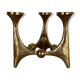 Midcentury Brutalist Bronze Candleholder by Michael Harjes, Germany, 1960s
