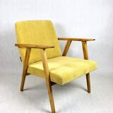Vintage Yellow Easy Chair, 1970s