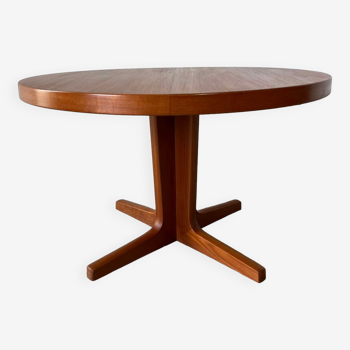 Vintage round dining table extendable