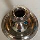 2 stainless steel candlesticks "made in france"