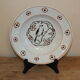 Assiette creuse KG Lunéville Oiselet style Art déco