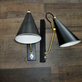 Pair of modernist sconces