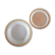2 plates Gien and Longwy years 1940-1960