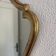 Vintage mirror 1960s Belgian rocaille style gilded wood - 61 x 49 cm