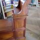 Antique trunk bench - Louis Philippe style - trunk seat - solid wood