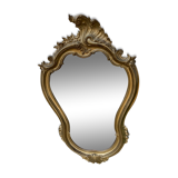 Golden baroque mirror