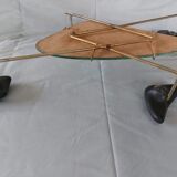Coat rack mirror circa 1950, Asselbur edition