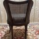 Fauteuil de bureau de style Louis XV canné