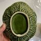 Vintage barbotine and majolica sauceboat